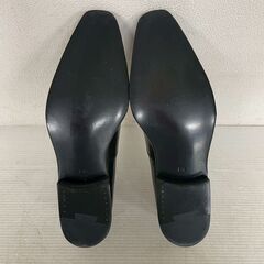 EDIFICE 革靴 8 1/2 内羽根 ストレートチップ 極美品 コレクション品 シューキーパー付 エディフィス 高級革靴 メンズシューズ Y2405の画像