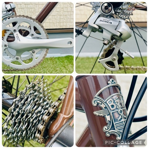 春サイクリングに♪オシャレなクロモリロード⭐︎極上車⭐︎希少な100周年記念モデル⭐︎BH Deseo クロモリロードバイク　超美車