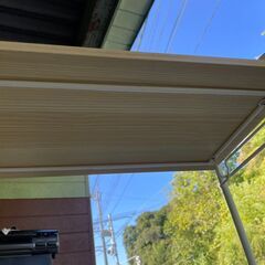 【リユースショップスパークル】キッチンラック　No.114　ニトリ　キッチンワゴン　ホワイト　木目天板　キャスター付き　配送可能♪の画像