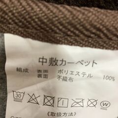 【お持ち帰り限定】☆寒い時期におすすめ！ホットカーペット（ラグ付き）（2畳用）商品番号:228の画像