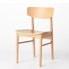無印良品 ラウンドチェア・オーク材の画像