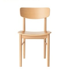 無印良品 ラウンドチェア・オーク材の画像