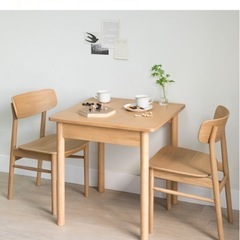 無印良品 ラウンドチェア・オーク材の画像