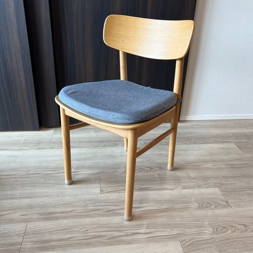 無印良品 ラウンドチェア・オーク材