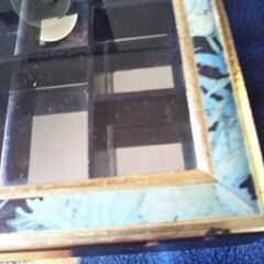 鏡付き ジュエリーケース28.5cm✕23.5cmの画像