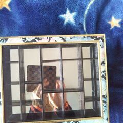 鏡付き ジュエリーケース28.5cm✕23.5cmの画像