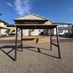 ▲インテリアデスク アイアン風 ヴィンテージスタイル の画像