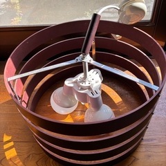 照明器具 ブラウンの画像