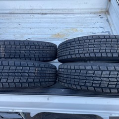 雪降る前に‼️軽用スタッドレスアルミセット13インチの画像