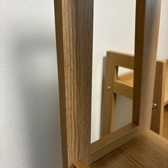 【受け渡し者決定】ニトリ　オープンラック　ラダーシェルフ　ナチュラル　収納ラック　4段　　の画像