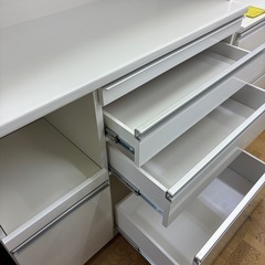 【ジャングルジャングル深井店】★ニトリシステムキッチンボード ホワイト 白 キッチン家具 家具 堺市（中区 堺区 東区 西区 南区 北区）和泉市 河内長野市 富田林市 松原市 狭山市 深井【FU2913】の画像