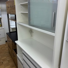 【ジャングルジャングル深井店】★ニトリシステムキッチンボード ホワイト 白 キッチン家具 家具 堺市（中区 堺区 東区 西区 南区 北区）和泉市 河内長野市 富田林市 松原市 狭山市 深井【FU2913】の画像