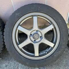 J-TECH SPORT 16インチ 6J PCD100 4H 195/55R16 4本の画像