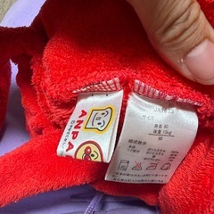 アンパンマン フリースロンパース90の画像