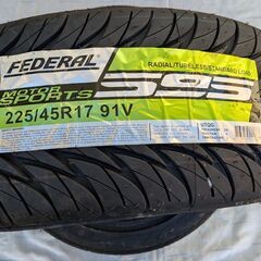  未使用 FEDERAL 595 サマータイヤ 225/45R17 ２本のみ。の画像