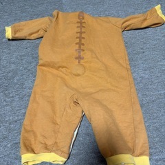 リラックマ フード付きロンパース 80の画像