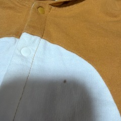 リラックマ フード付きロンパース 80の画像