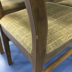 ★リユースのサカイ横浜南店★YM1609 NITORI ダイニングテーブルセット ブラウン W120×D79×H71 クリーニング済みの画像