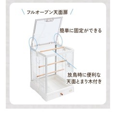 アクリル鳥かご、バードケース、新品の画像