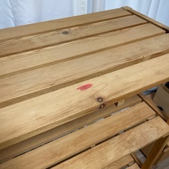 ニトリ　木製ラックの画像