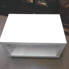 テレビ台 2段 キャスター付き 幅60cm ホワイト ＴＶボード TV台 西岡店の画像