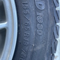 ②雪降る前に‼️ダイハツ純正アルミスタッドレスセットの画像