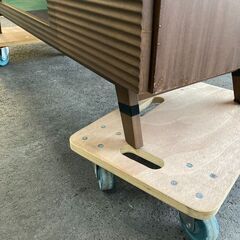 テレビボード　茶の画像