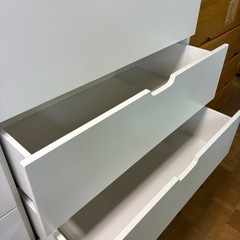 【ジャングルジャングル深井店】★BP 6段チェスト 白 ホワイト チェスト 家具 収納家具 堺市（中区 堺区 東区 西区 南区 北区）和泉市 河内長野市 富田林市 松原市 狭山市 深井 【FU2914】の画像