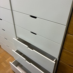 【ジャングルジャングル深井店】★BP 6段チェスト 白 ホワイト チェスト 家具 収納家具 堺市（中区 堺区 東区 西区 南区 北区）和泉市 河内長野市 富田林市 松原市 狭山市 深井 【FU2914】の画像