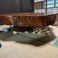 格安！樹齢1000年以上！屋久杉テーブルの画像