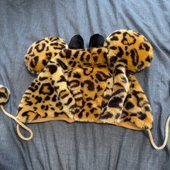 ディズニーヒョウ柄ファンキャップみにーミニーの画像