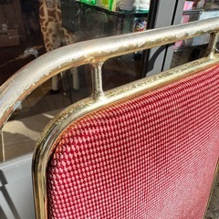 B7125【オートの椅子】 ダイニングチェア アンティーク 昭和レトロの画像