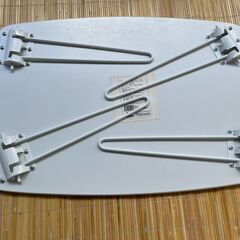 【リユースショップスパークル】折りたたみテーブル　No.116　ホワイト　DTN-6040WH　コンパクトタイプ！　ローテーブル　配送可能♪の画像