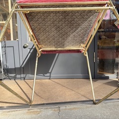 B7125【オートの椅子】 ダイニングチェア アンティーク 昭和レトロの画像