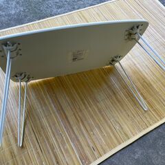 【リユースショップスパークル】折りたたみテーブル　No.116　ホワイト　DTN-6040WH　コンパクトタイプ！　ローテーブル　配送可能♪の画像