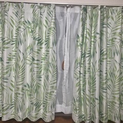ニトリ　カーテン　レースカーテン　セットの画像