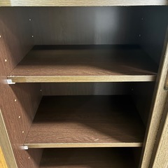 【ジャングルジャングル深井店】★収納棚 ブラウン 茶 収納家具 本棚 家具 堺市（中区 堺区 東区 西区 南区 北区）和泉市 河内長野市 富田林市 松原市 狭山市 深井 【FU2915】の画像