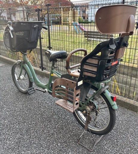 a.n.design works 子供乗せ自転車 20インチ 非電動　チャイルドシート付き