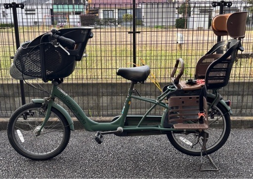 a.n.design works 子供乗せ自転車 20インチ 非電動　チャイルドシート付き