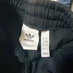 adidas ブラック セットアップ XSの画像