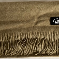 フカキ毛織の紳士用カシミヤマフラーの画像