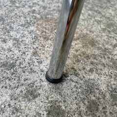 【リユースショップスパークル】ダイニングチェア　No.119　椅子　木製　シルバーフレーム　配送設置可能♪の画像