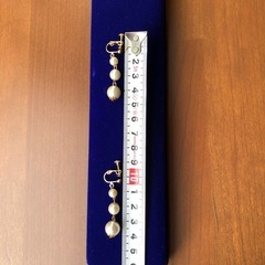 ホワイトパール イヤリング セットの画像