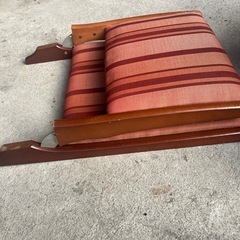 昭和レトロ　座椅子の画像