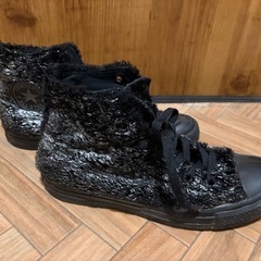 コンバース ファー ハイカットスニーカー　24.5の画像