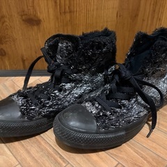 コンバース ファー ハイカットスニーカー　24.5の画像
