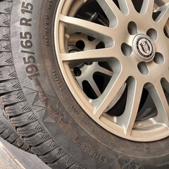 プリウス30 195/65R15 スタッドレス　冬　タイヤの画像