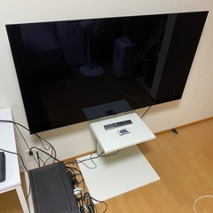 LG 4K有機ELテレビ(55V型) 120Hz + スタンド + LEDテープの画像