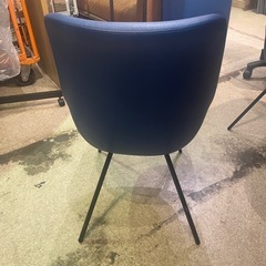 ダイニングチェア　4脚セット　ブルー　QUON JAMの画像
