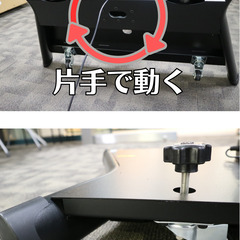 【送料込15,000円】【新品】電動式TVスタンド 75型対応／リモコン・キャスター付の画像